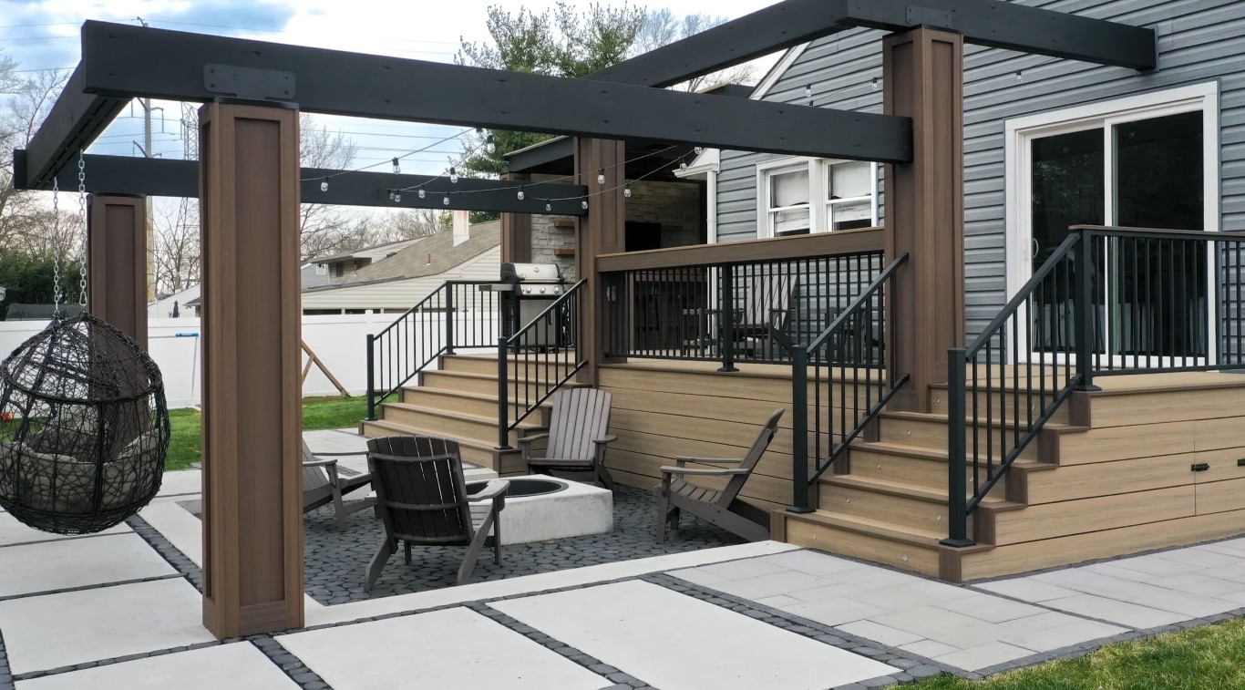 Custom pergola and patio cover installation in Beaumont, TX